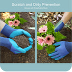 Kynup Gardening Tools 7-Piece, Heavy Duty Garden Tools Set with Non-Slip Ergonomic Handle, Repotting Mat, Rust-Proof, Gardening Hand Tools with Handbags and Gloves, Gardening Gifts for Women and Men