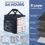 RealCool 35/45 Can Collapsible Soft Cooler Bag, Leakproof Ice Chest