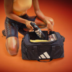 Adidas Unisex-Adult Defender 5 Small Duffel Bag, Crystal Linen/Trace Khaki, One Size Fits All
