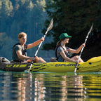 INTEX 69629E 86" Kayak Paddle: Ribbed Spoon Shaped Blades – Durable Lightweight Aluminum Shaft – Comfortable Grips – 3-Position Feather Adjustability – TUV RL Approved 🍁 All In One Marketplace Canada