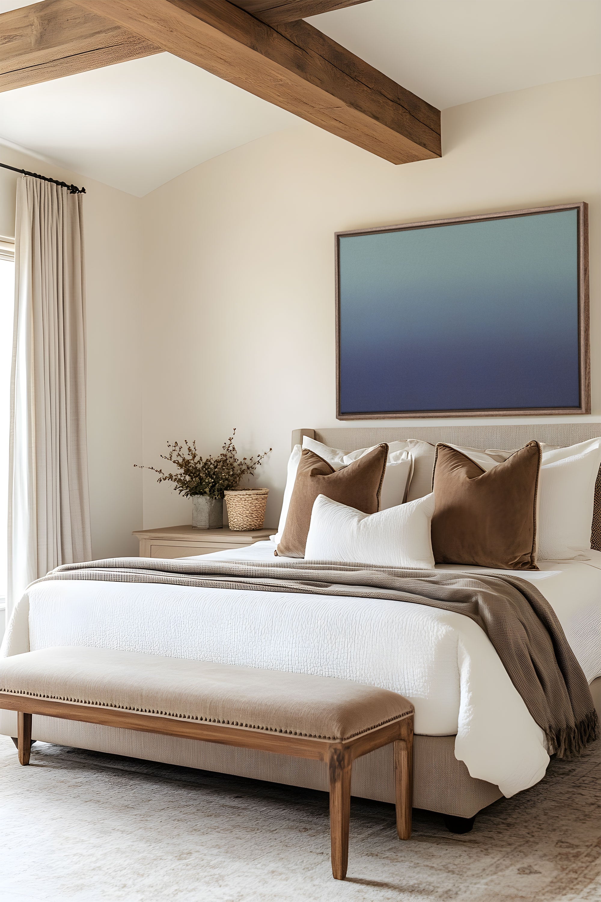 REFLET NOCTURNE, Stretched Canvas Artwork