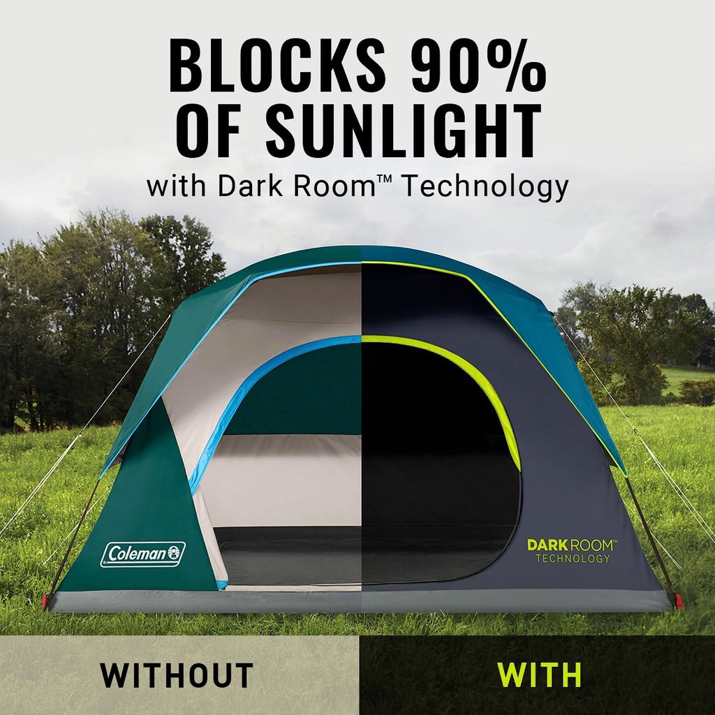 Coleman Skydome 4-Person Dark Room Camping Tent