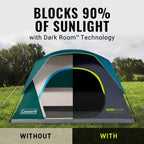 Coleman Skydome 4-Person Dark Room Camping Tent