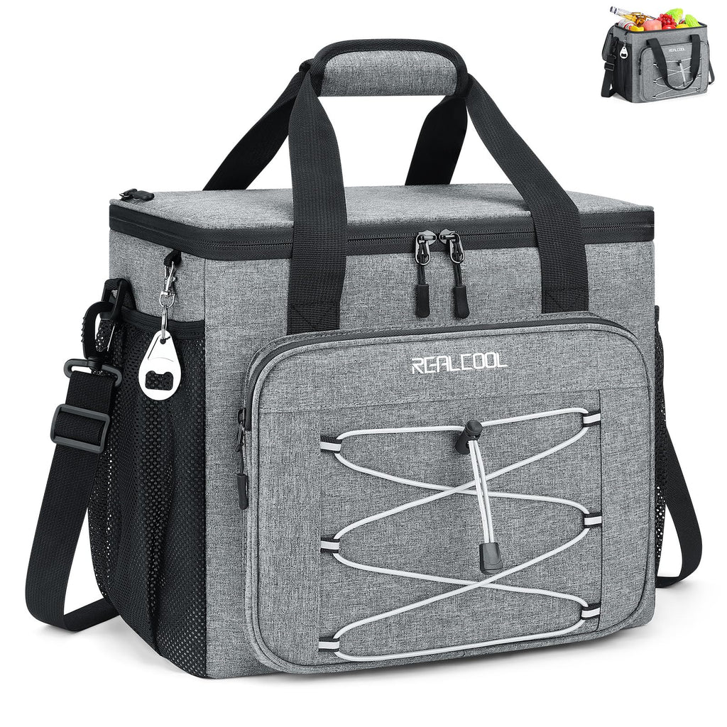RealCool 35/45 Can Collapsible Soft Cooler Bag, Leakproof Ice Chest