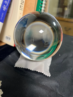 Clear Crystal Ball with stand