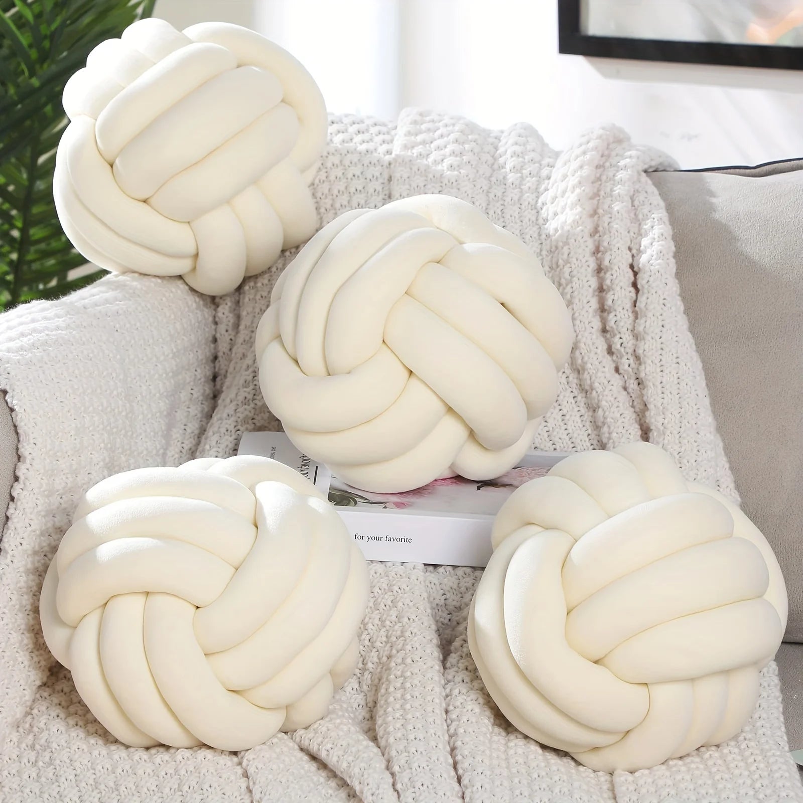 Monkey Paw Knot Cushion