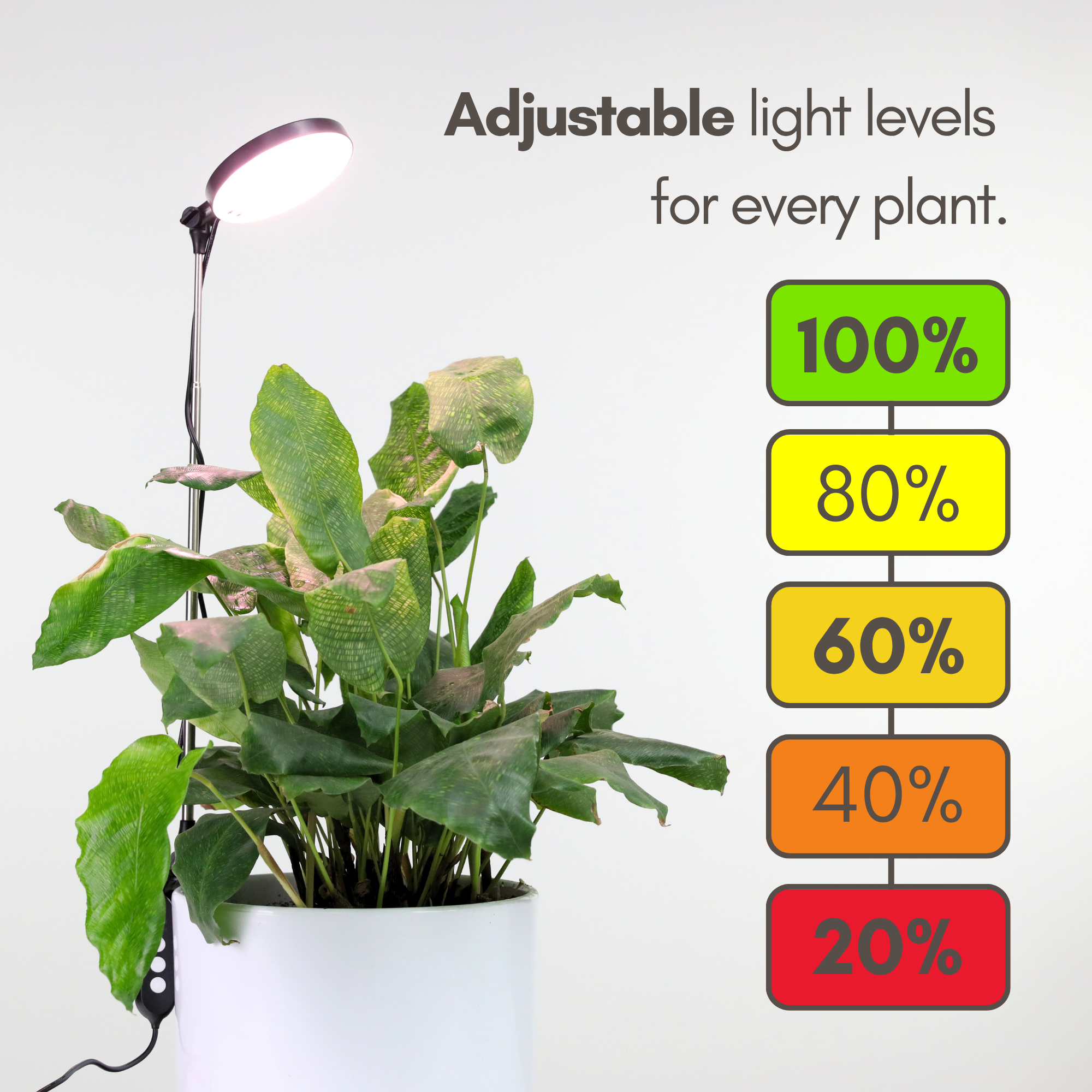 ***PRE-ORDER - 28" Adjustable LED Plant Light - Ships in 4-8 weeks