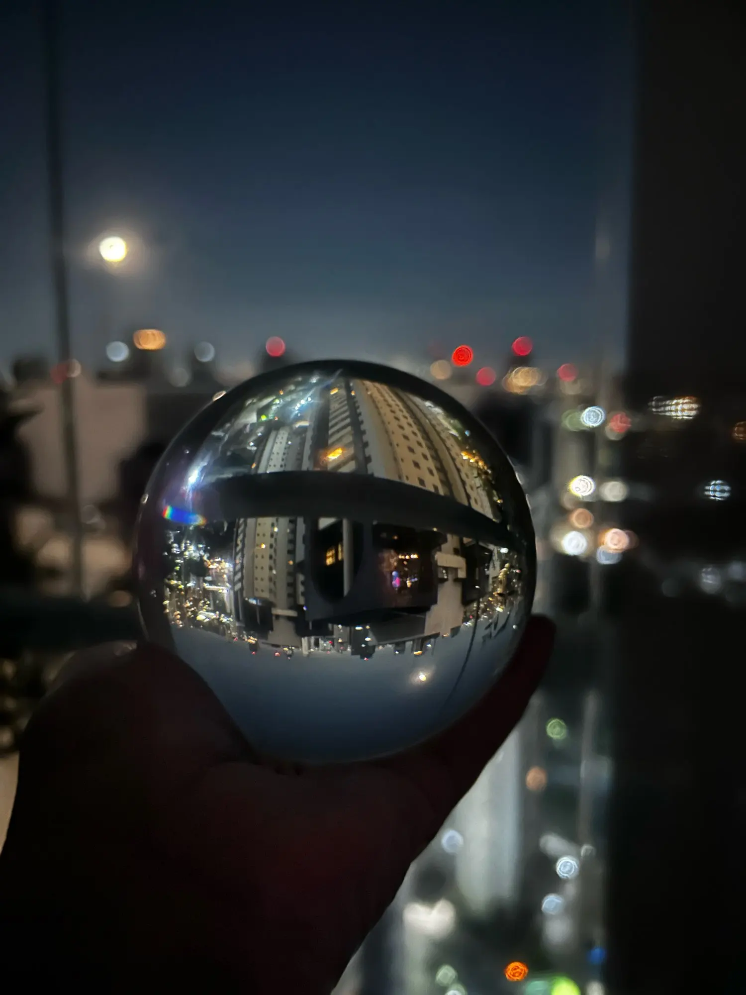 Clear Crystal Ball with stand