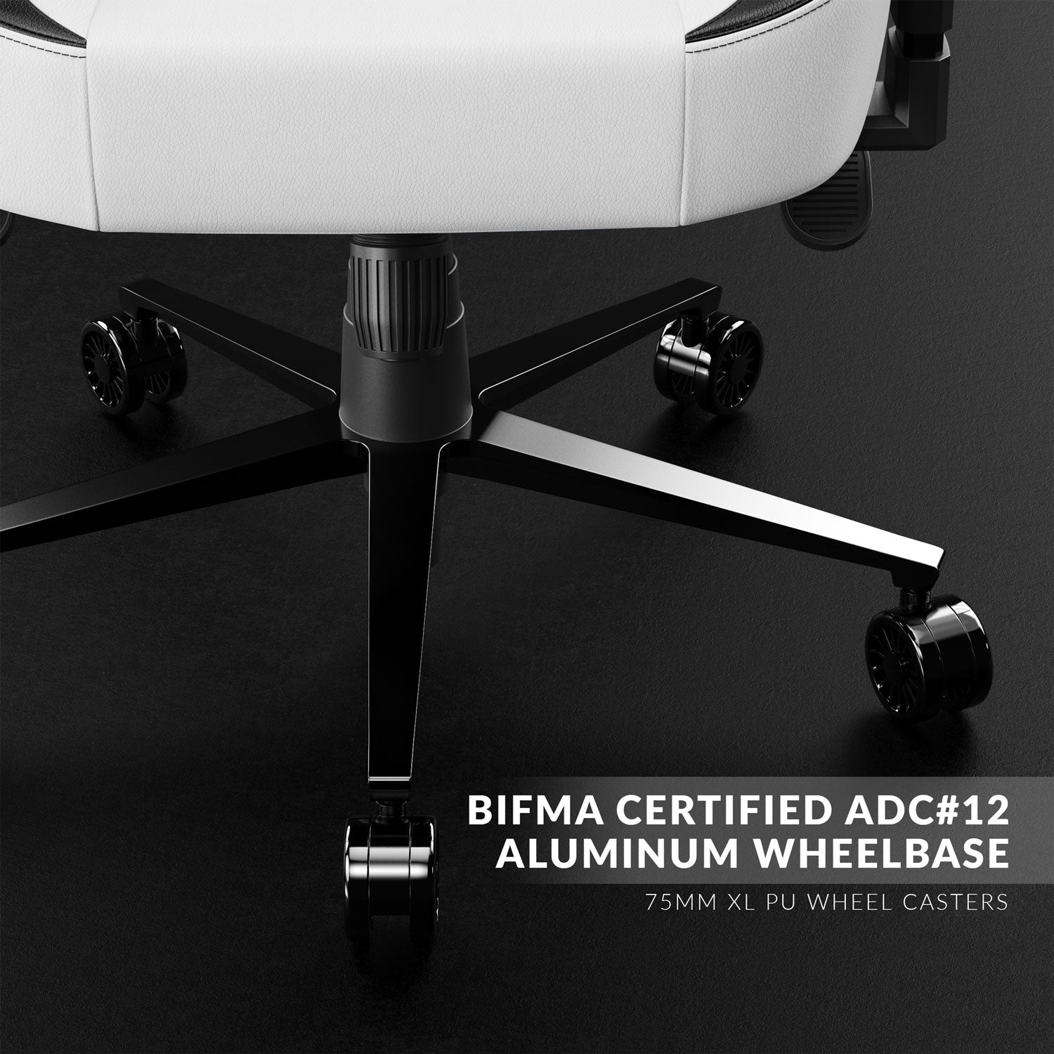 Série Apex - Chaise de jeu blanche arctique