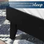 Acacia Aurora Bed Frame & Nightstand Set for Stylish Bedrooms