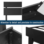 Acacia Aurora Bed Frame & Nightstand Set for Stylish Bedrooms