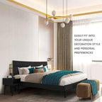Acacia Aurora Bed Frame & Nightstand Set for Stylish Bedrooms