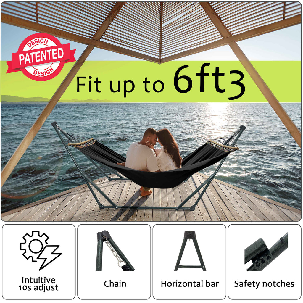 Tranquillo Universal Canvas Hammock Medium Size for Ultimate Comfort and Style