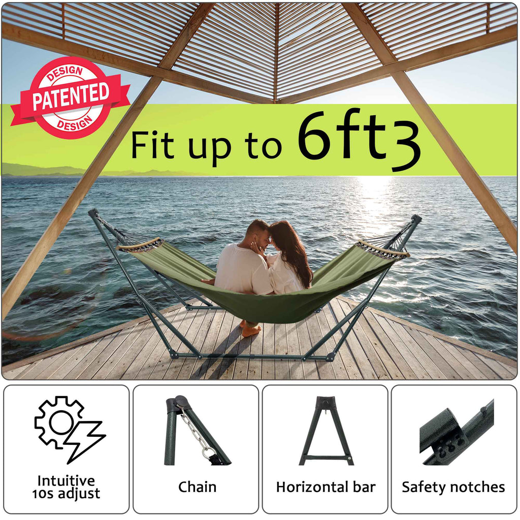 Tranquillo Universal Canvas Hammock Medium Size for Ultimate Comfort and Style