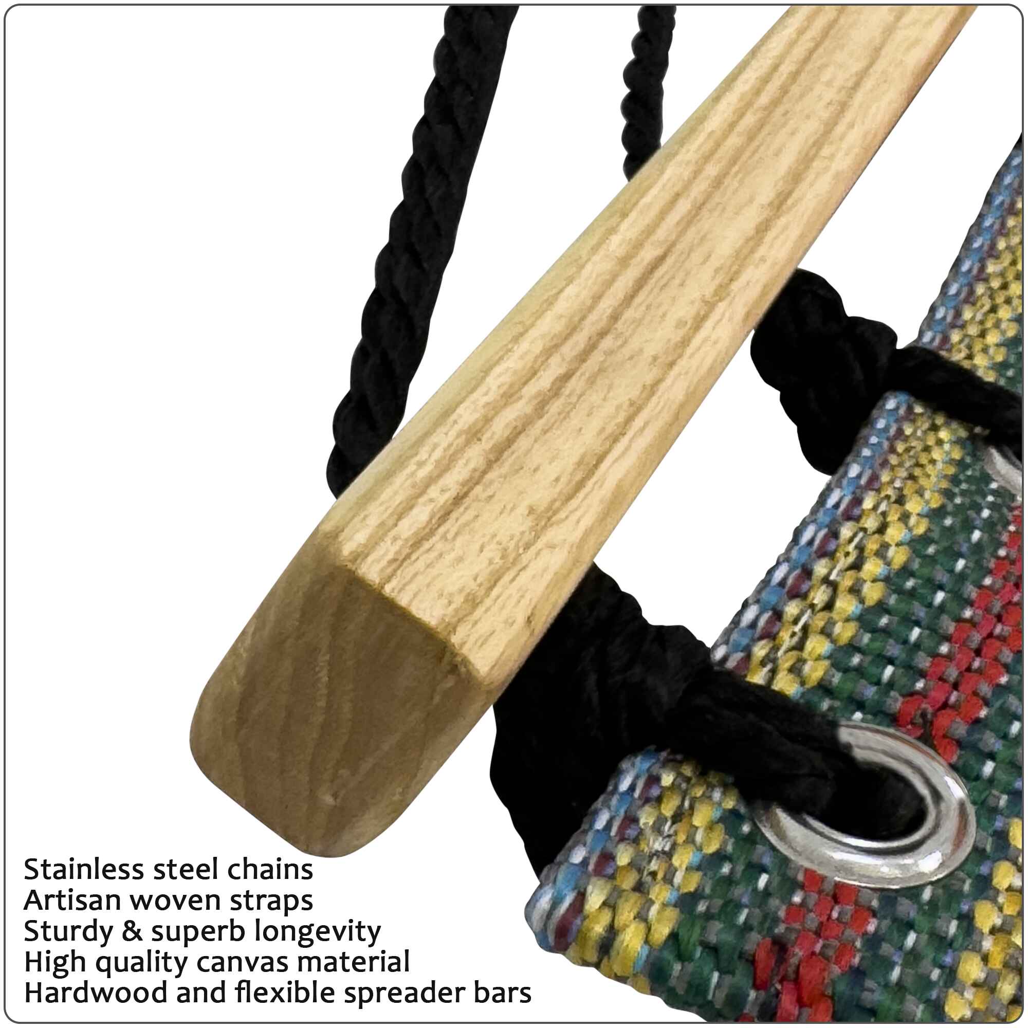 Tranquillo Universal Canvas Double Hammock for Ultimate Relaxation