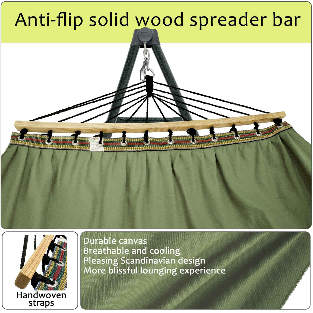 Tranquillo Universal Canvas Hammock Medium Size for Ultimate Comfort and Style