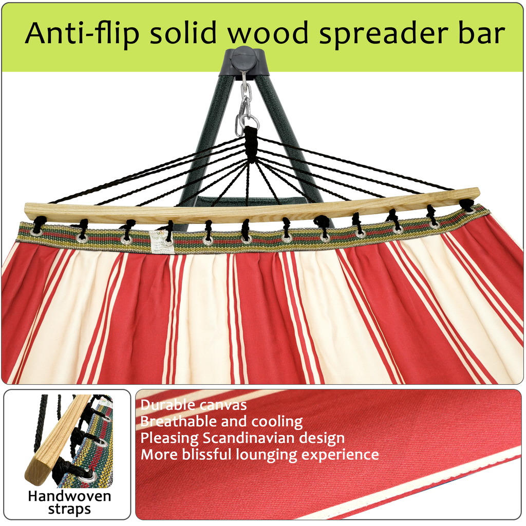 Tranquillo Universal Canvas Hammock Medium Size for Ultimate Comfort and Style