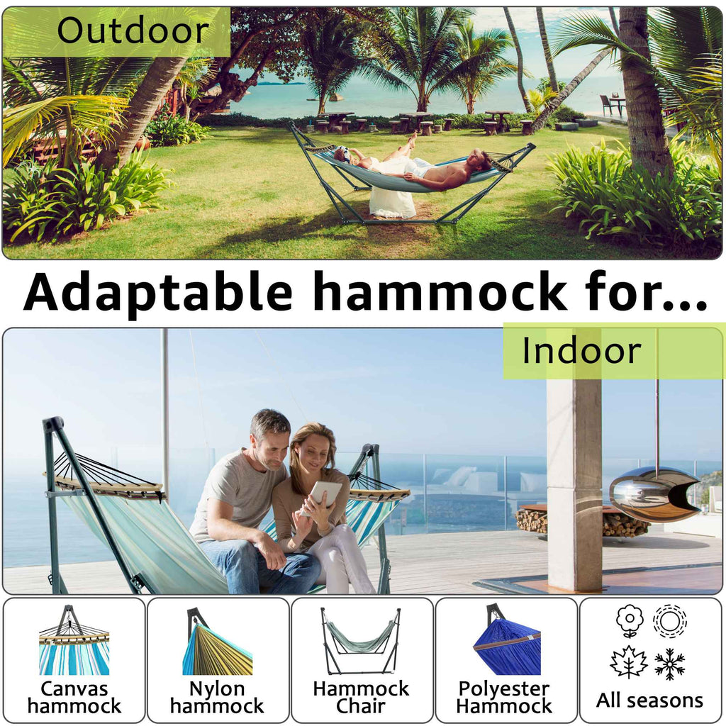 Tranquillo Universal Canvas Hammock Medium Size for Ultimate Comfort and Style