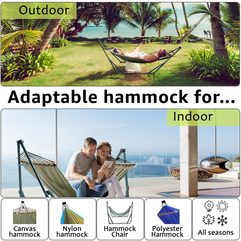 Tranquillo Universal Canvas Hammock Medium Size for Ultimate Comfort and Style