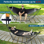 Tranquillo Original Collapsible Hammock with Stand for Ultimate Relaxation