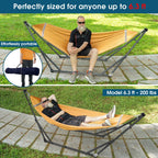Tranquillo Original Collapsible Hammock with Stand for Ultimate Relaxation
