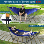 Tranquillo Original Collapsible Hammock with Stand for Ultimate Relaxation