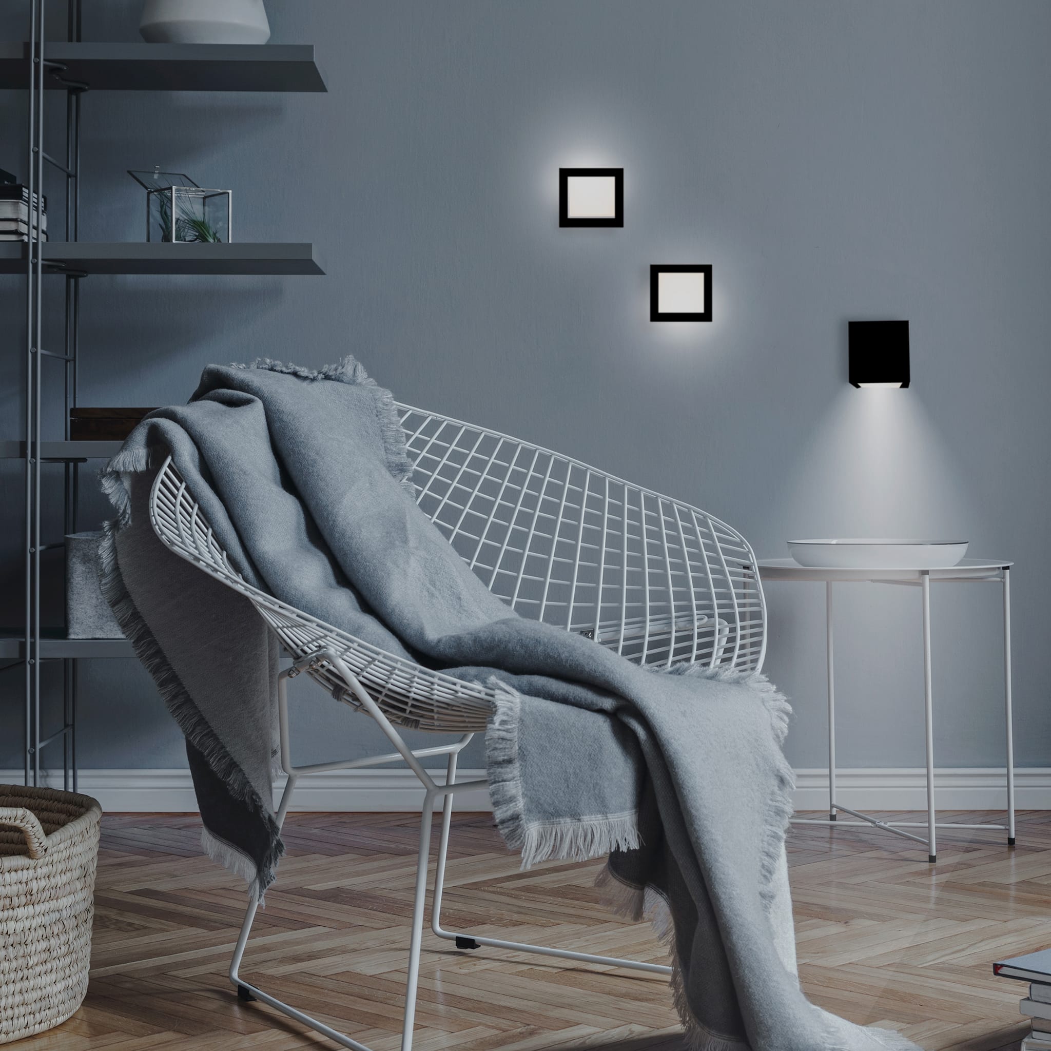 Box Wall-Mounted Rechargeable Lamp