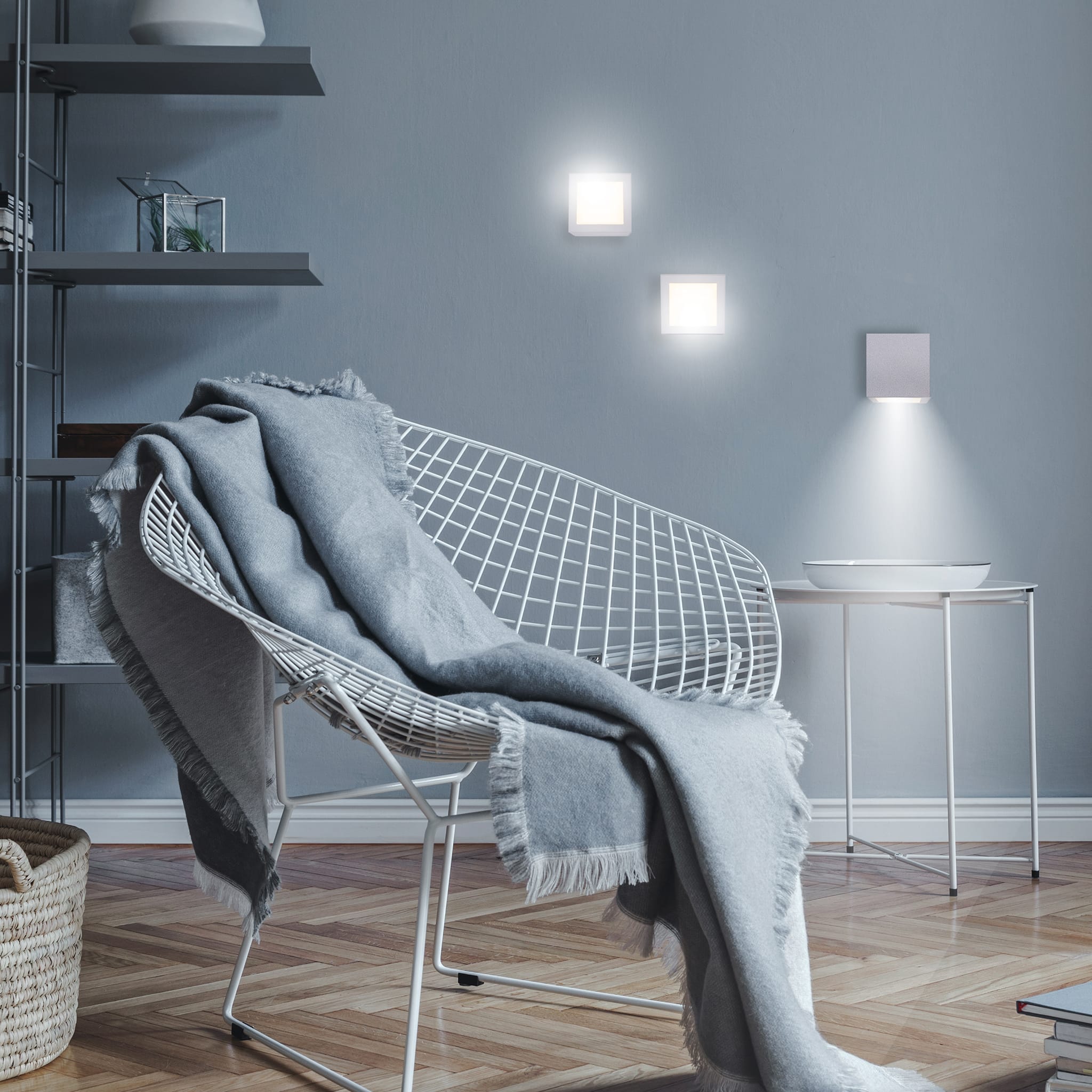 Box Wall-Mounted Rechargeable Lamp