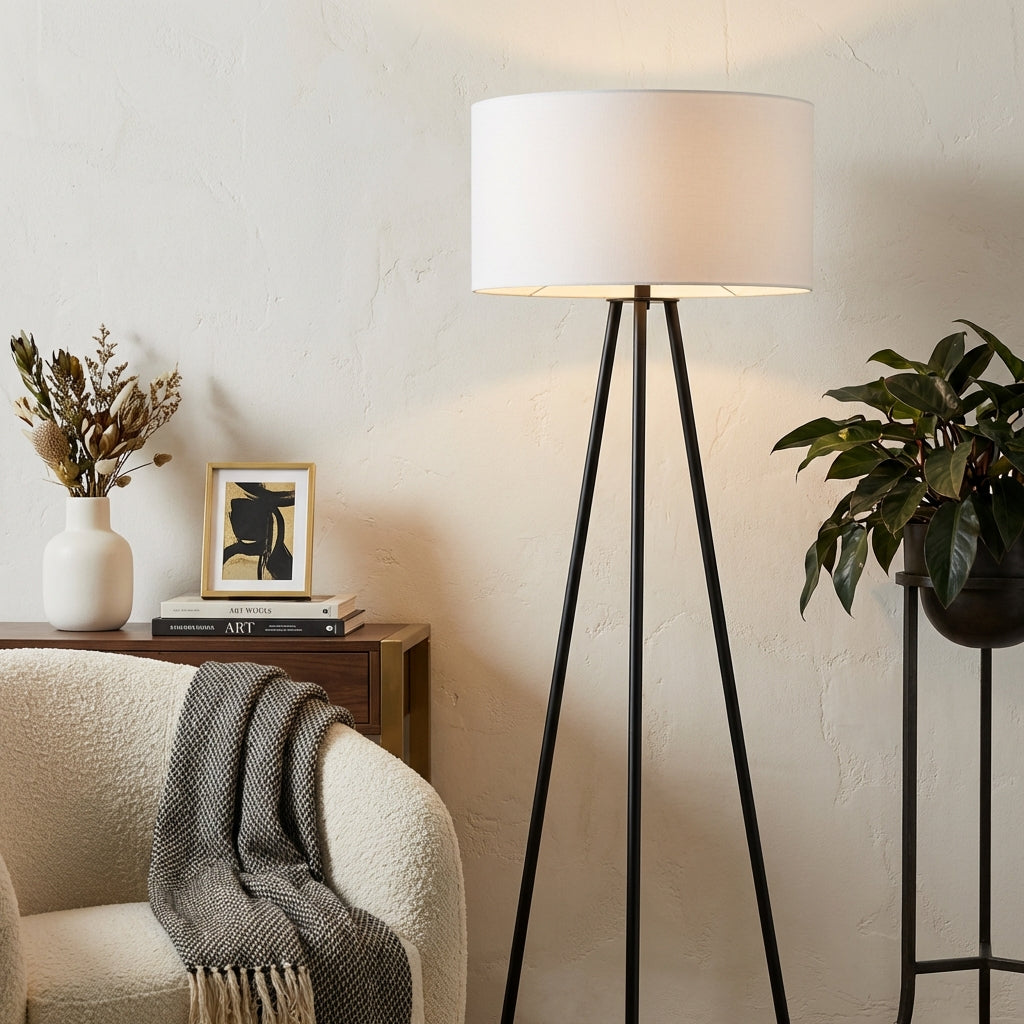 The Montevideo Tripod Floor Lamp