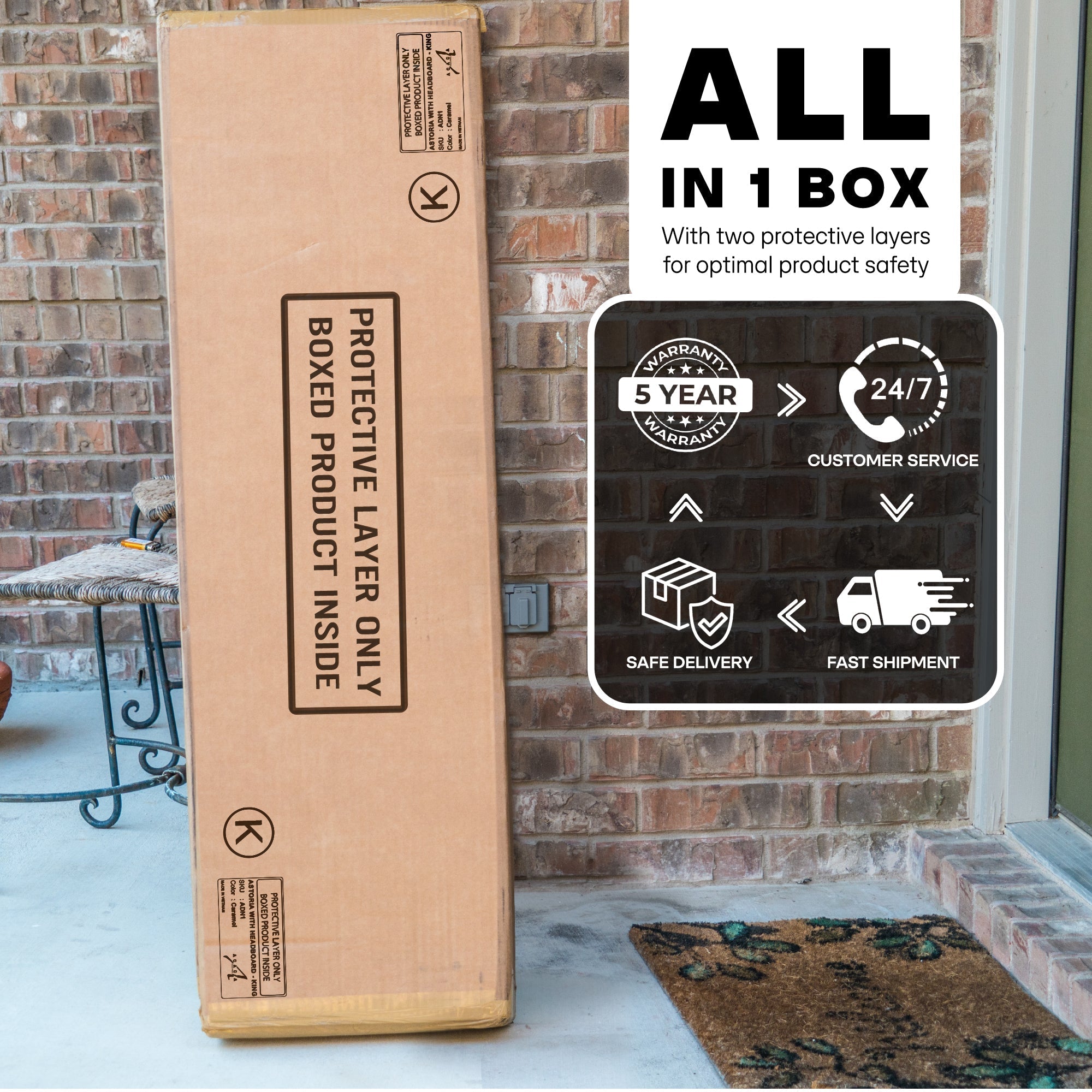 Acacia Astoria Upholstered Solid Wood Bed Frame for Elegant Bedrooms