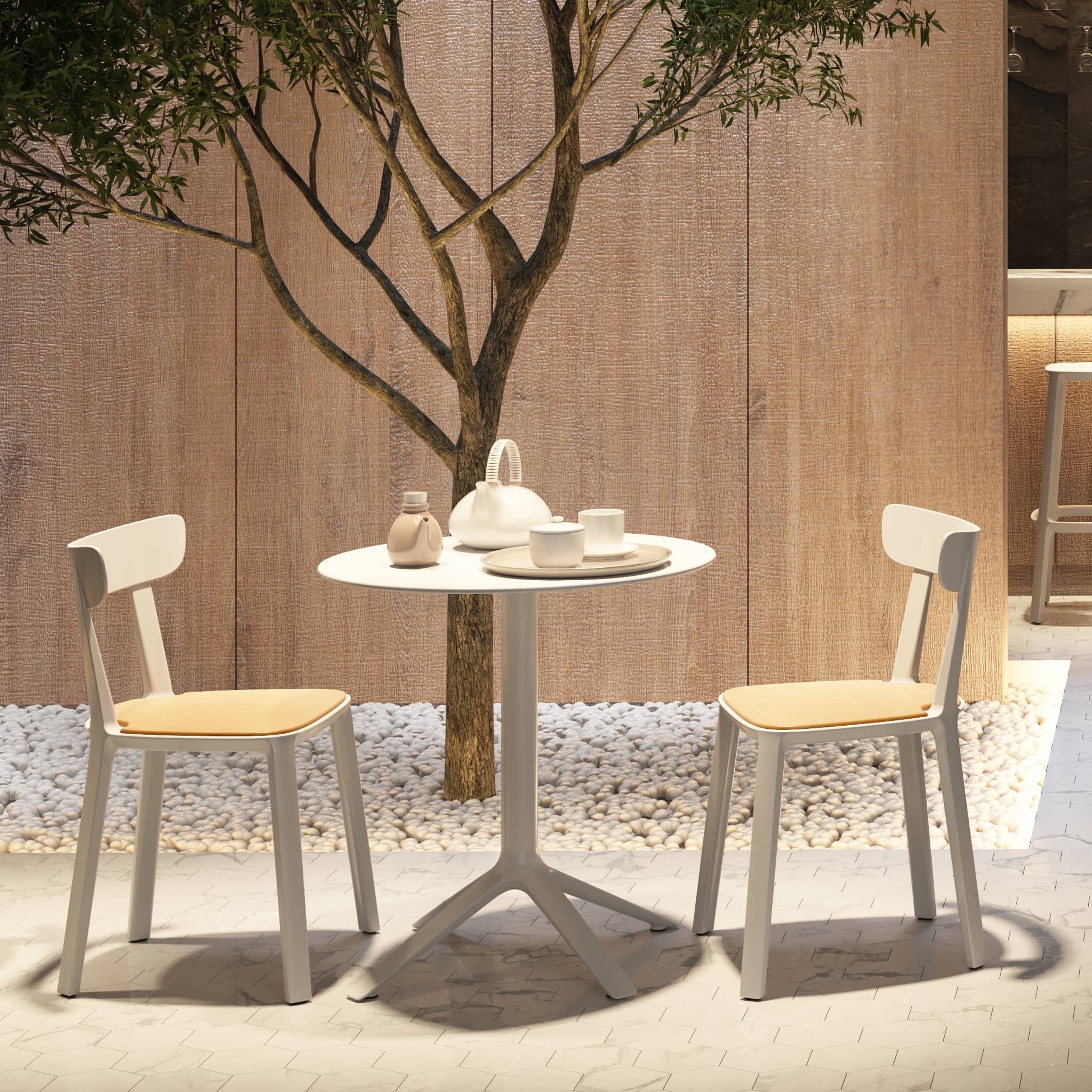 EEX Round Dining Table Indoor & Outdoor Use – Pineholm