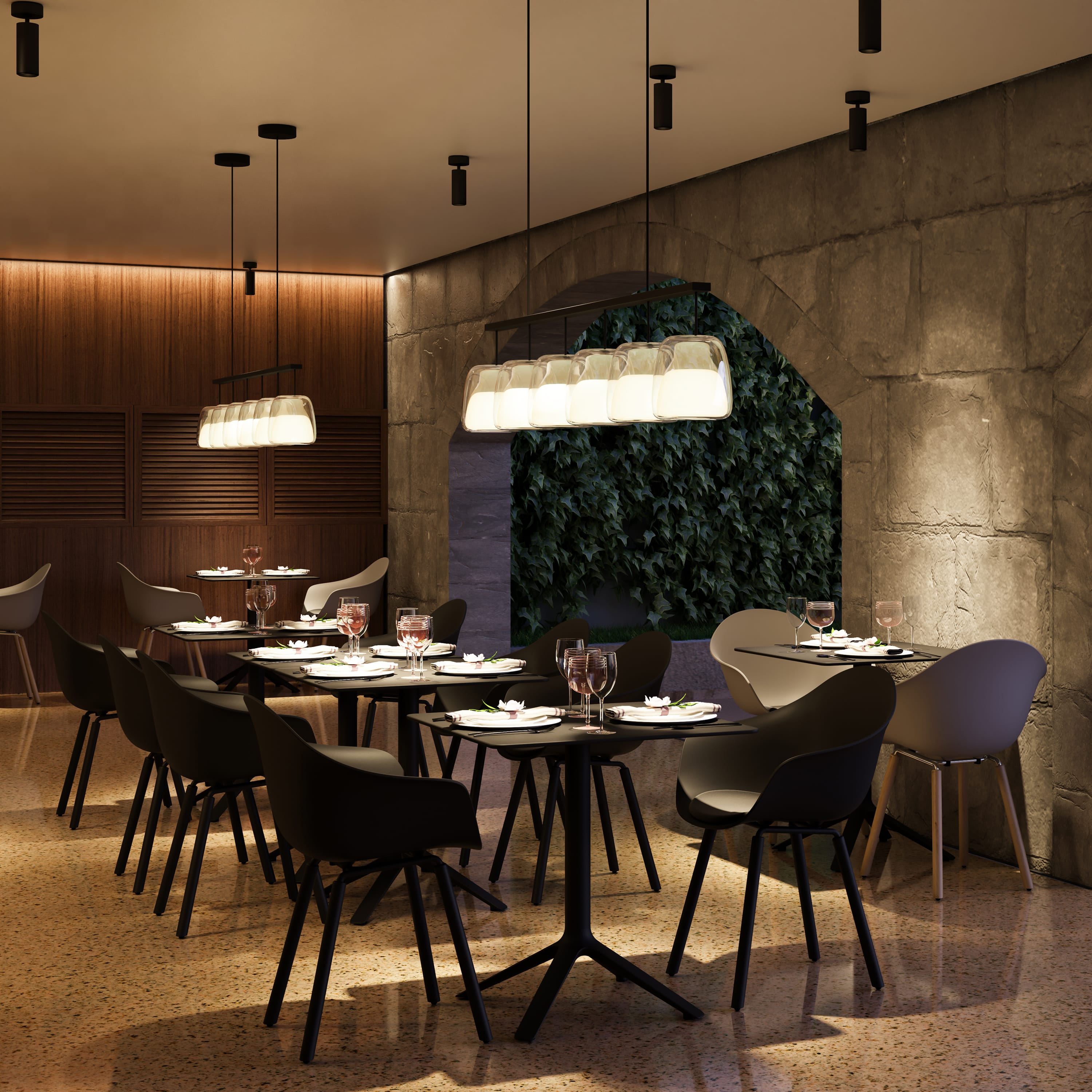 EEX Square Dining Table Indoor & Outdoor Use