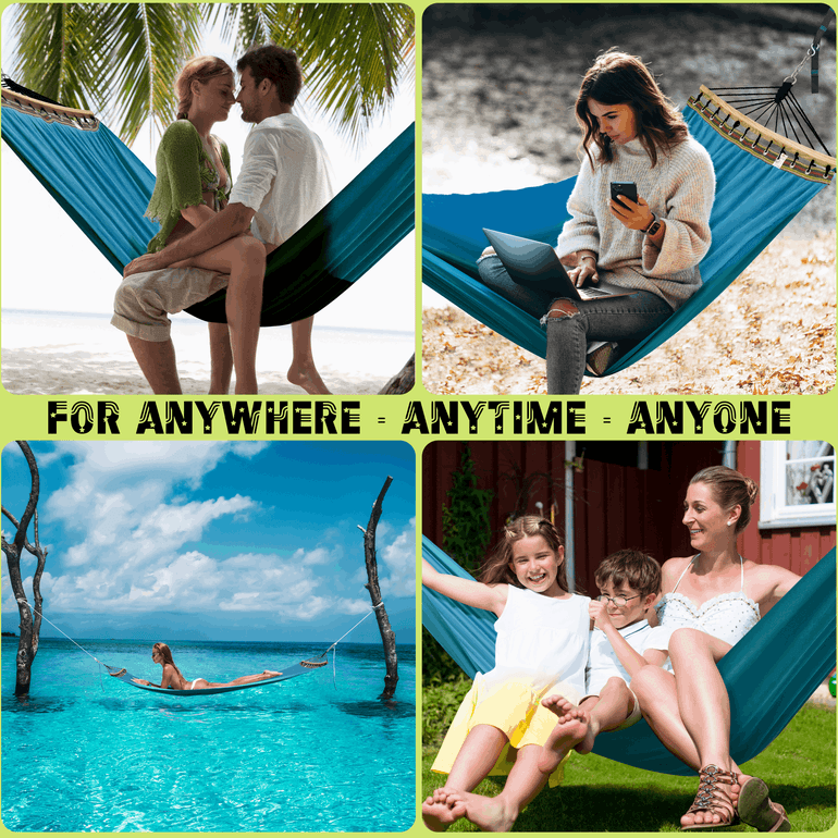 Tranquillo Universal Canvas Double Hammock for Ultimate Relaxation