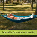 Tranquillo Universal Canvas Double Hammock for Ultimate Relaxation