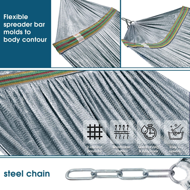 Tranquillo Original Collapsible Hammock with Stand for Ultimate Relaxation