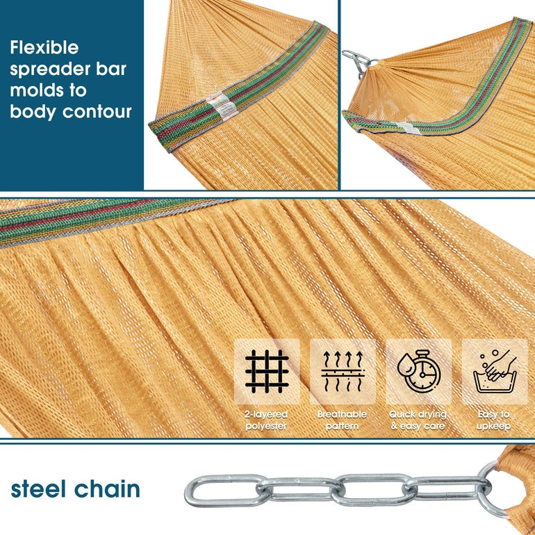 Tranquillo Original Collapsible Hammock with Stand for Ultimate Relaxation