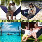 Tranquillo Universal Canvas Double Hammock for Ultimate Relaxation