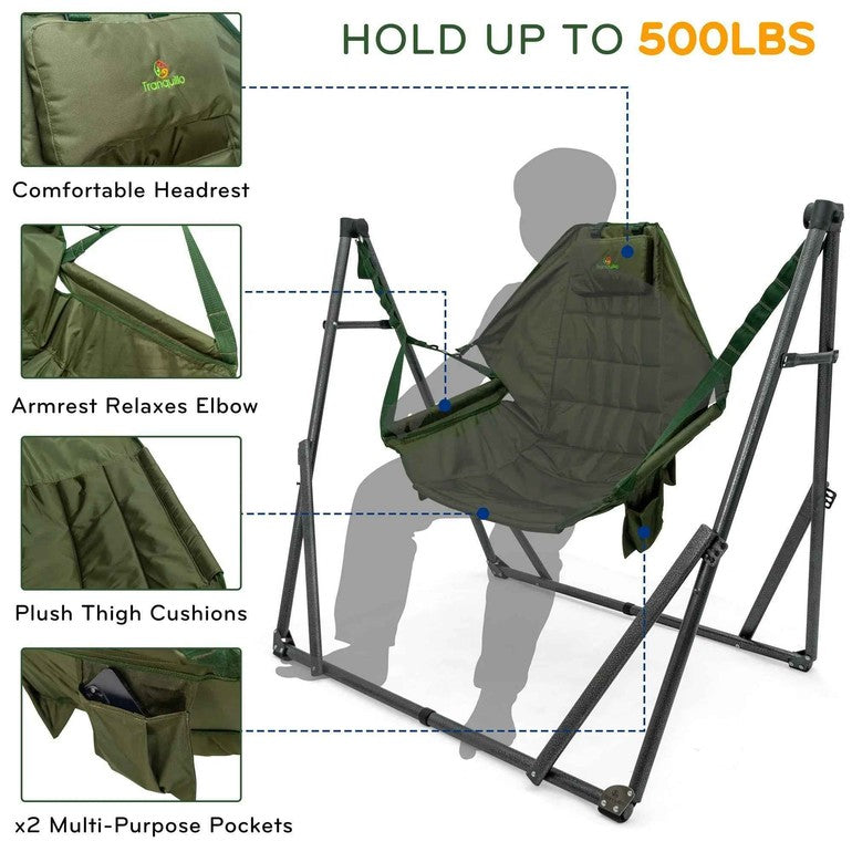 Tranquillo Universal Hammock Chair Set for Ultimate Relaxation