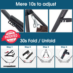 Tranquillo Original Collapsible Hammock with Stand for Ultimate Relaxation