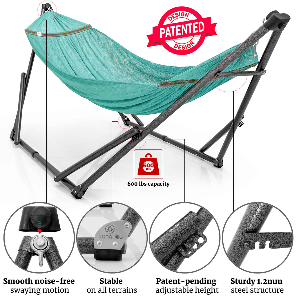 Tranquillo Comfort Set Original Hammock Stand for Ultimate Relaxation