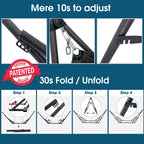 Tranquillo Original Collapsible Hammock with Stand for Ultimate Relaxation