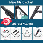 Tranquillo Original Collapsible Hammock with Stand for Ultimate Relaxation