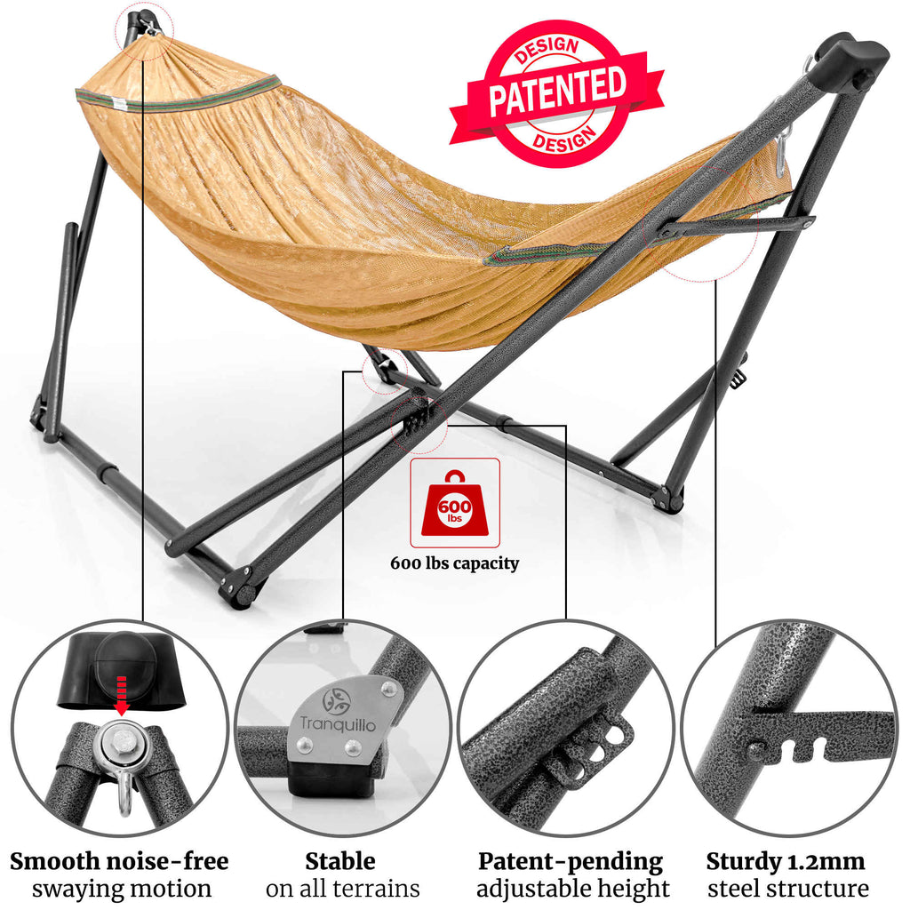 Tranquillo Comfort Set Original Hammock Stand for Ultimate Relaxation
