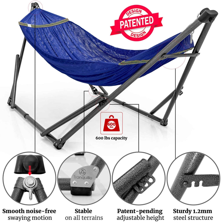 Tranquillo Comfort Set Original Hammock Stand for Ultimate Relaxation