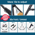 Tranquillo Original Collapsible Hammock with Stand for Ultimate Relaxation