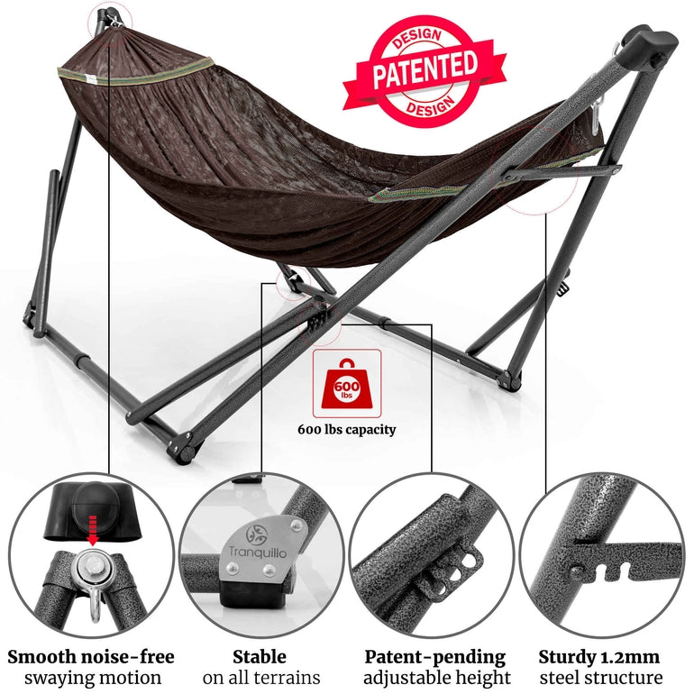 Tranquillo Comfort Set Original Hammock Stand for Ultimate Relaxation