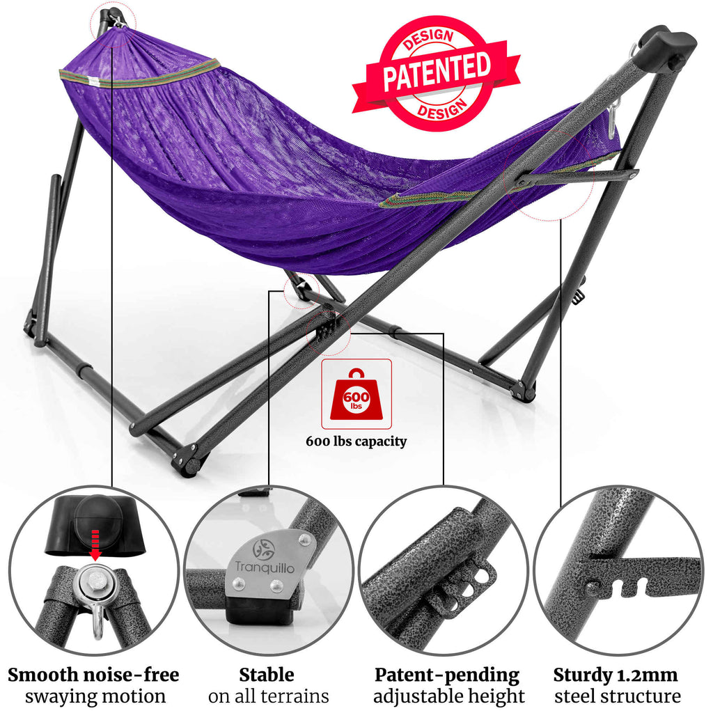 Tranquillo Comfort Set Original Hammock Stand for Ultimate Relaxation