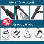 Tranquillo Original Collapsible Hammock with Stand for Ultimate Relaxation