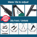 Tranquillo Original Collapsible Hammock with Stand for Ultimate Relaxation