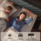 Acacia Astoria Upholstered Solid Wood Bed Frame for Elegant Bedrooms